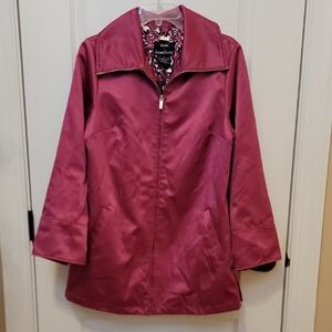 Dennis Basso Women's Berry Trench Coat